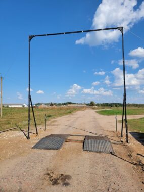 Арочный Дезбарьер / Рамка для дезинфекции автотранспорта